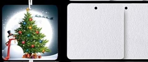 Air Freshener Blanks 5 Styles Car Scented Hanging Sheets DIY Sublimation